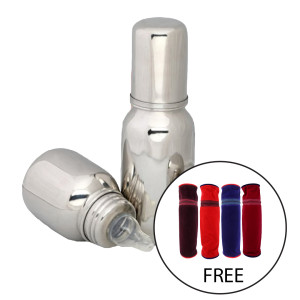 Duck Steel Bottle pro Medium (WS-131) FREE 1 Pcs Duck Feeder Cover (WS-028)